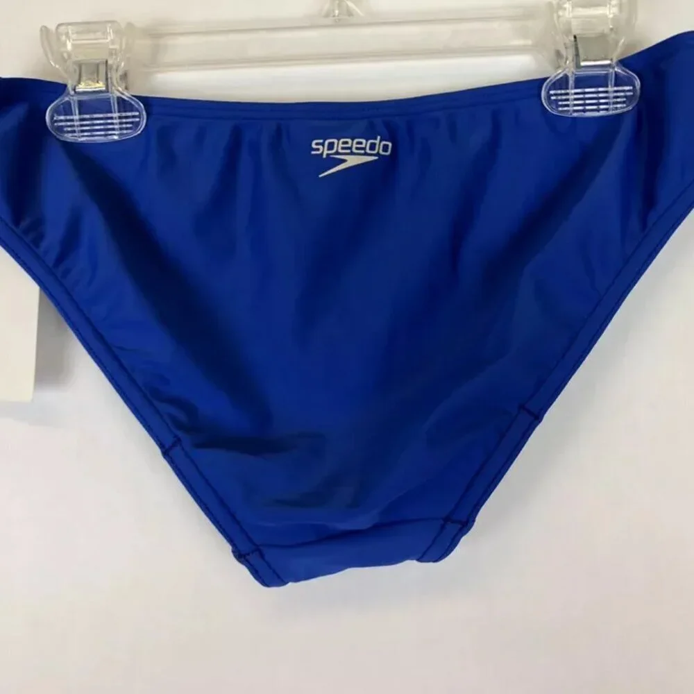 Speedo, Girl’s Swim Bikini Bottom, Blue Size 14